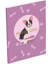 Σημειωματάριο A7 Card Lizzy We Love Dogs Pups