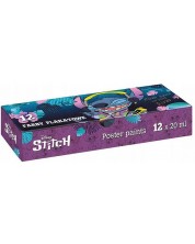 Τέμπερες σε βαζάκια Colorino - Stitch,12 χρώματα x 20 ml -1