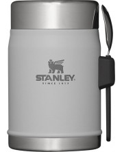 Θερμικό βάζο για φαγητό  με κουτάλι Stanley The Legendary - Ash, 400 ml	