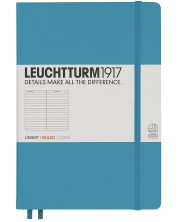 Σημειωματάριο Leuchtturm1917 Medium A5 - Ανοιχτό γαλάζιο, σελίδες με γραμμή