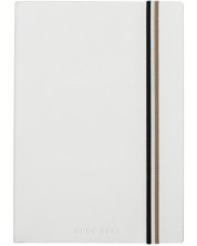 Σημειωματάριο Hugo Boss Iconic - A5, με  λευκά φύλλα, λευκό