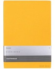Σημειωματάριο Hugo Boss Essential Storyline - B5, σελίδες με γραμμές, κίτρινο -1
