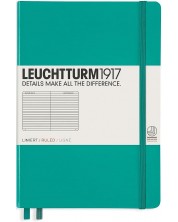 Σημειωματάριο Leuchtturm1917 Medium - A5, Τυρκουάζ, σελίδες με γραμμή