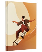 Τετράδιο με σκληρό εξώφυλλο ArtNote А4 - Skateboarder, 48 φύλλα