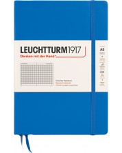 Σημειωματάριο Leuchtturm1917 New Colours - A5,σελίδες τετραγώνων, Sky -1