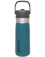 Θερμικό μπουκάλι νερού Stanley IceFlow - Go Flip Straw, Lagoon, 0.65 l