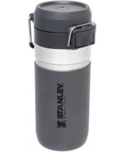 Θερμικό μπουκάλι νερού Stanley - The Quick Flip,Charcoal, 0.47 l