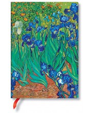 Σημειωματάριο Paperblanks Van Goghs Irises - 13 х 18 cm, 72 φύλλα