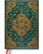 Σημειωματάριο Paperblanks Turquoise Chronicles - Midi, 80 φύλλα, 2024