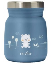 Θερμός φαγητού Nuvita - 300 ml, Powder Blue -1