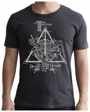 Κοντομάνικη μπλούζα ABYstyle Movies: Harry Potter - Deathly Hallows (Dark Gray) -1