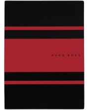 Σημειωματάριο Hugo Boss Gear Matrix - A5, σελίδες με γραμμές, κόκκινο -1