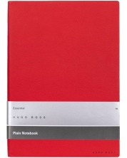 Σημειωματάριο Hugo Boss Essential Storyline - B5,  λευκά φύλλα, κόκκινο -1