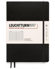 Σημειωματάριο Leuchtturm1917 Composition - B5, μαύρο, σελίδες με γραμμές, σκληρό εξώφυλλο -1