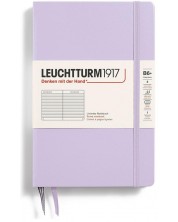 Σημειωματάριο Leuchtturm1917 Smooth Colors - B6+, μωβ, σελίδες με γραμμές, σκληρό εξώφυλλο