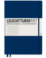 Σημειωματάριο  Leuchtturm1917 Master Classic - А4+, σελίδες με γραμμές ,Navy