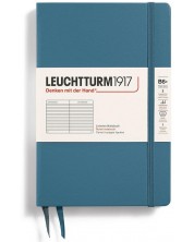 Σημειωματάριο Leuchtturm1917  Paperback - B6+, ανοιχτό μπλε, σελίδες με γραμμές, σκληρό εξώφυλλο