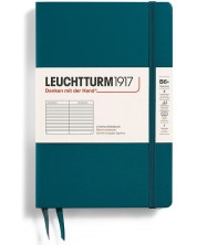 Σημειωματάριο Leuchtturm1917 Paperback - B6+, πράσινο, σελίδες με γραμμές, σκληρό εξώφυλλο -1