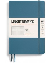 Σημειωματάριο Leuchtturm1917 Paperback - B6+, ανοιχτό μπλε, διακεκομμένες σελίδες, μαλακό εξώφυλλο