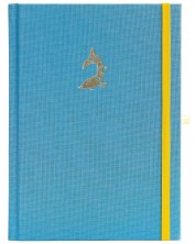 Σημειωματάριο με λινά καλύμματα Blopo - The Koi, διακεκομμένες σελίδες