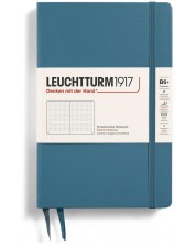 Σημειωματάριο Leuchtturm1917 Paperback - B6+, μπλε, διακεκομμένες σελίδες, σκληρό εξώφυλλο