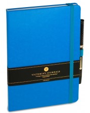 Σημειωματάριο Victoria's Journals A5 με σκληρό εξώφυλλο, μπλε