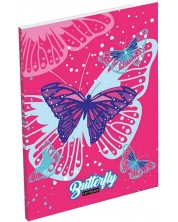 Σημειωματάριο A7 Lizzy Card Pink Butterfly