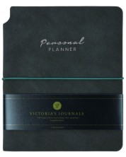 Σημειωματάριο Victoria's Journals Kuka - Σκούρο πράσινο, πλαστικό κάλυμμα, 96 φύλλα, A6 -1