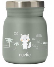 Θερμός φαγητού Nuvita - 300 ml, Sage Green -1