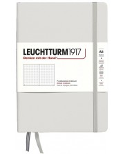 Σημειωματάριο Leuchtturm1917 Natural Colors - A5, γκρι, διακεκομμένες σελίδες, σκληρό εξώφυλλο -1