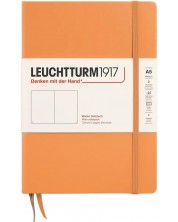Σημειωματάριο Leuchtturm1917 New Colours - A5, λευκά φύλλα, Apricot, coperți rigide -1