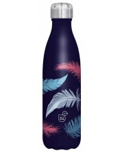 Θερμικό μπουκάλι Ars Una - Feather Dark, 500 ml
