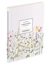 Σημειωματάριο Victoria's Journals Florals - Ανοιχτό μωβ, λαμιναρισμένο εξώφυλλο, γραμμένα σε γραμμές, 40 φύλλα, A5 -1
