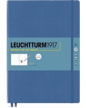 Σημειωματάριο  Leuchtturm1917 Master - A4+, μπλε, λευκές σελίδες -1