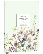 Σημειωματάριο Victoria's Journals Florals - Ανοιχτό πράσινο, πλαστικό εξώφυλλο, 96 φύλλα, A5 -1