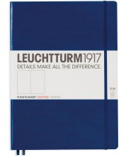 Σημειωματάριο   Leuchtturm1917 Master Slim - А4+, σελίδες με τελείες,Navy
