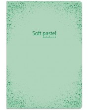 Τετράδιο Lastva Soft Pastel - A5, 52 φύλλα, φαρδιές σειρές, με αριστερό περιθώριο, ποικιλία -1