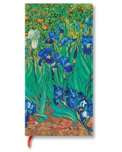 Σημειωματάριο Paperblanks Van Goghs Irises - 9.5 х 18 cm, 88 φύλλα
