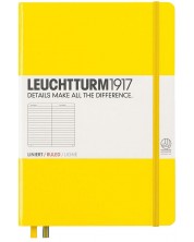 Σημειωματάριο Leuchtturm1917 Medium - A5, Κίτρινο, σελίδες με γραμμή -1