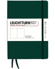 Σημειωματάριο Leuchtturm1917 Natural Colors - A5, σκούρο πράσινο, λευκές σελίδες, σκληρό εξώφυλλο