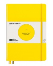 Σημειωματάριο Leuchtturm1917 Bauhaus 100 - A5, κίτρινο σελίδες με κουκκίδες