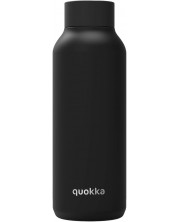 Θερμικό μπουκάλι Quokka Solid - Jet Black, 510 ml -1