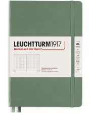 Σημειωματάριο   Leuchtturm1917 - Medium A5,  σελίδες με τελείες,Olive