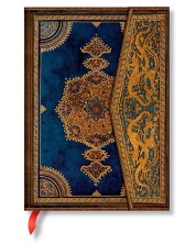 Σημειωματάριο Paperblanks Safavid - Indigo, 13 х 18 cm, 72 φύλλα