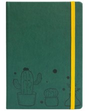 Σημειωματάριο με σκληρό εξώφυλλο Blopo - Prickly Pages, διακεκομμένες σελίδες -1