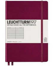 Σημειωματάριο Leuchtturm1917 Medium A5 - Μωβ, σελίδες με γραμμές