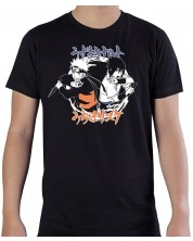 Κοντομάνικη μπλούζα  ABYstyle Animation: Naruto Shippuden - Naruto & Sasuke, μέγεθος XL -1