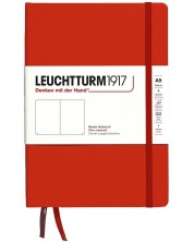 Σημειωματάριο Leuchtturm1917 Natural Colors - A5, κόκκινο, λευκές σελίδες, σκληρό εξώφυλλο -1