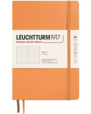 Σημειωματάριο Leuchtturm1917 New Colours - А5, σελίδες με τελείες, Apricot, χαρτόδετο