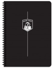 Σημειωματάριο Keskin Color - Black, A6, 80 φύλλα, ποικιλία -1